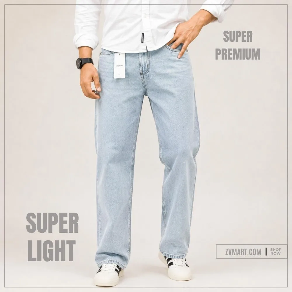 Denim Baggy Pants 4